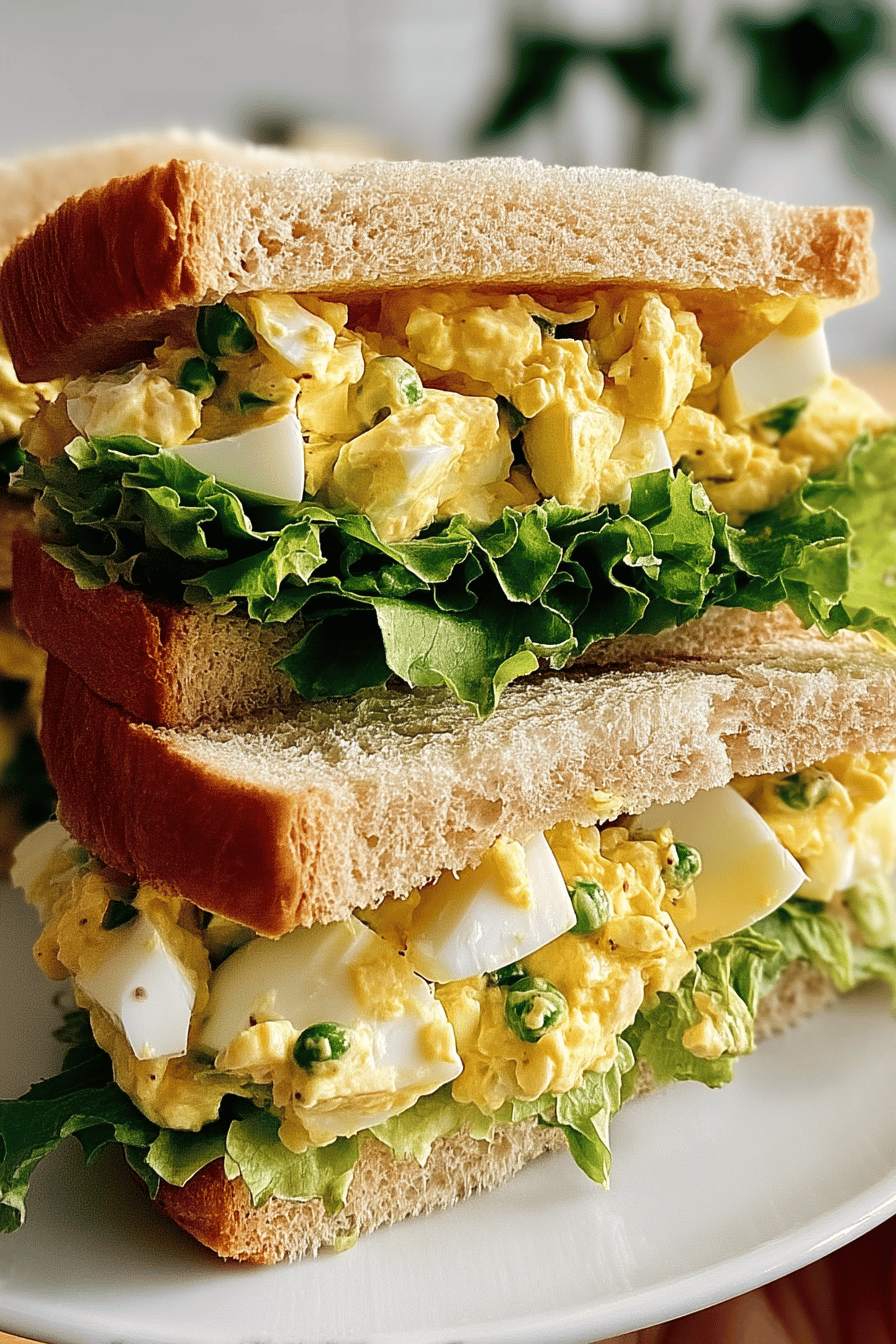 Curried Egg Salad Sandwich