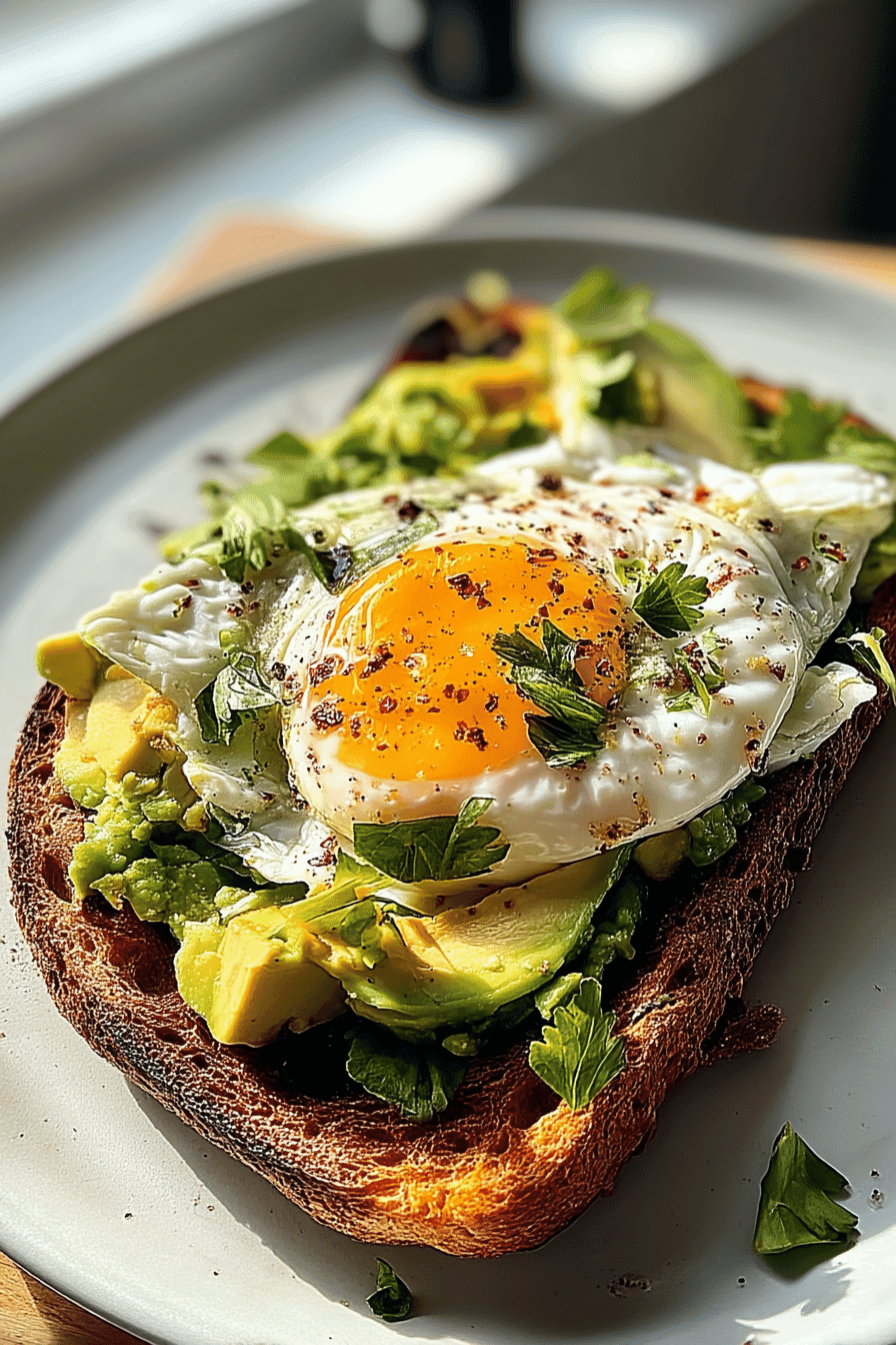 Egg And Avocado Breakfast Sandwich With Steak And Shrimp egg-and-avocado-breakfast-sandwich-with-steak-and-shrimp