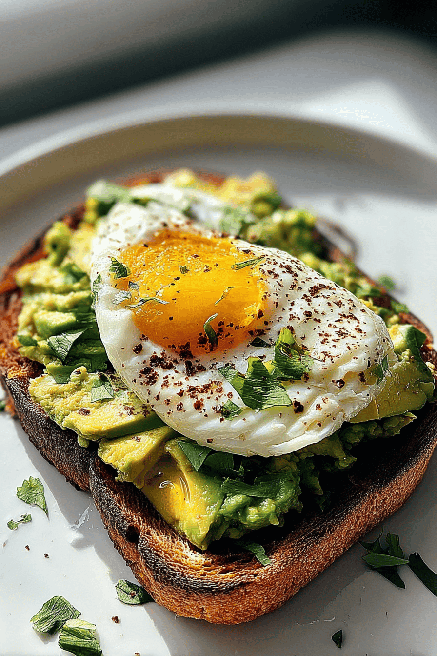 Egg And Avocado Breakfast Sandwich