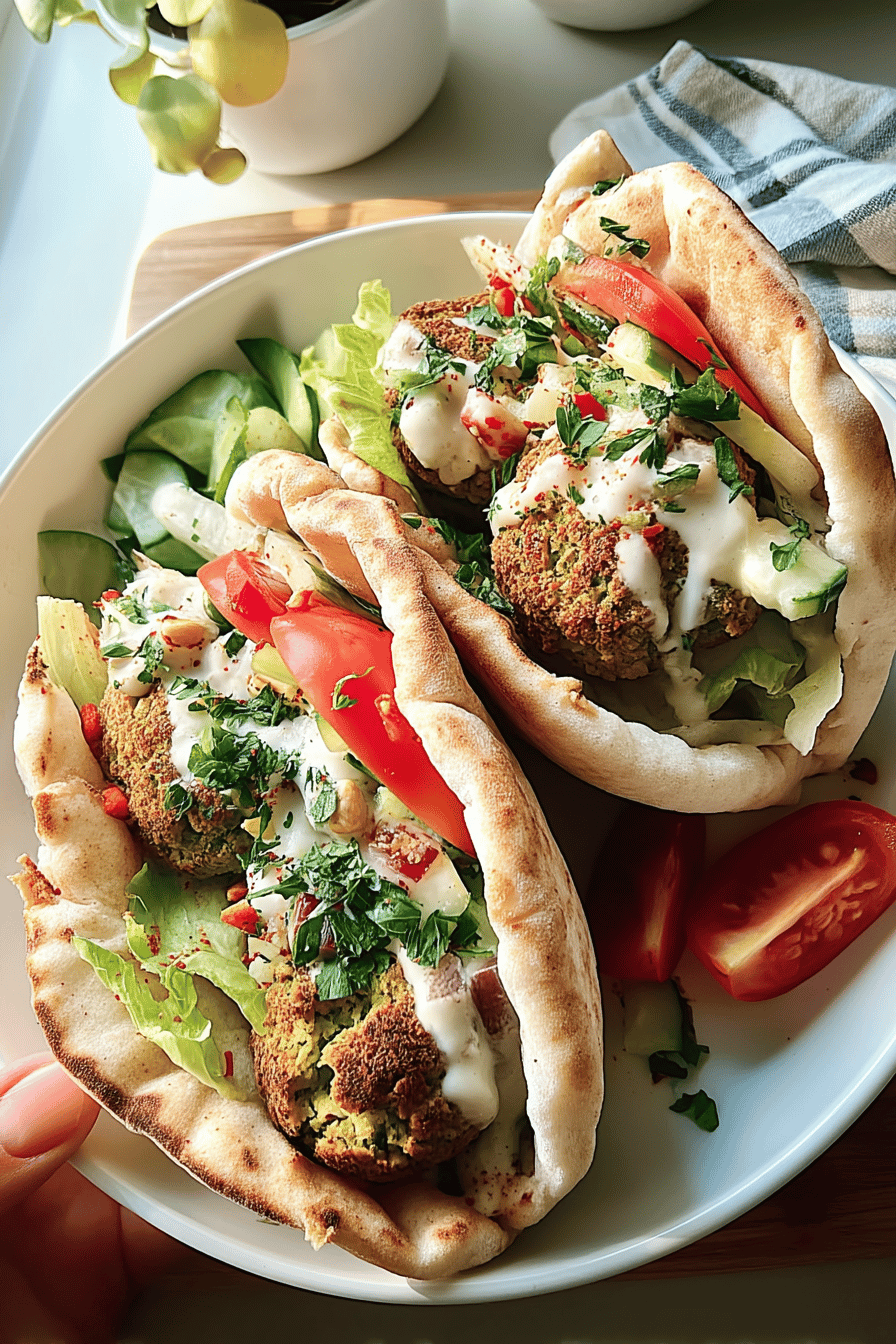 Falafel Pita Sandwich