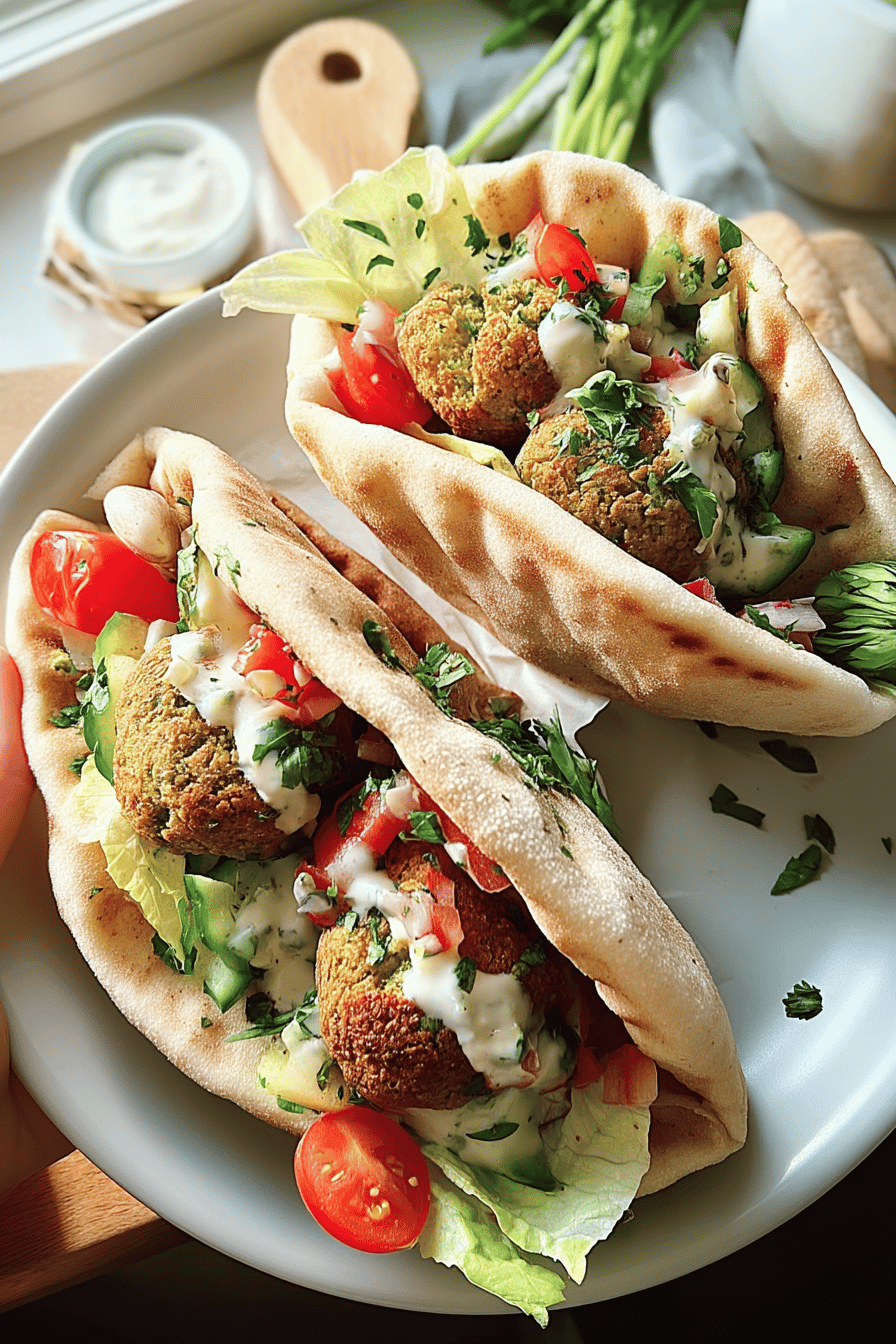 Falafel Pita Sandwich