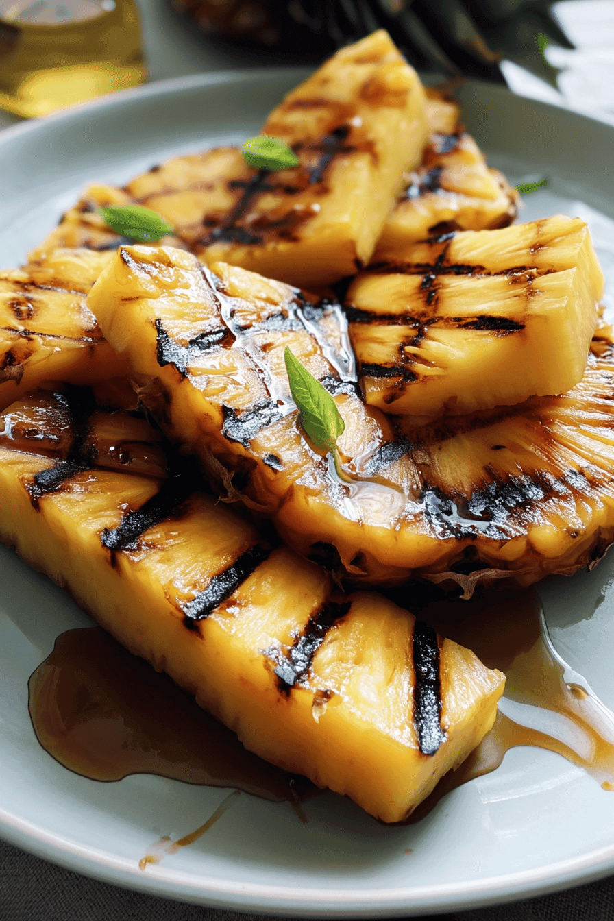 Fathers Day Grilled Pineapple