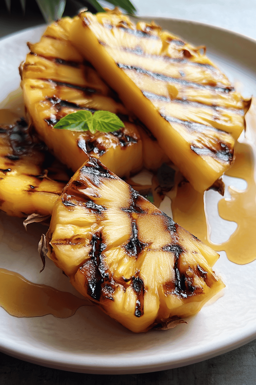 Fathers Day Grilled Pineapple