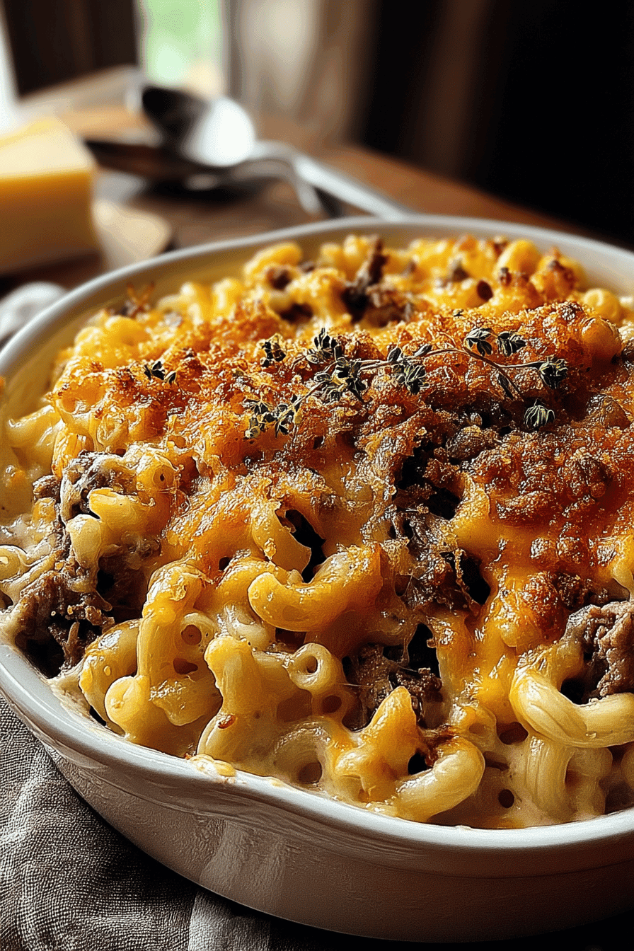 Fathers Day Mac And Cheese With Beef