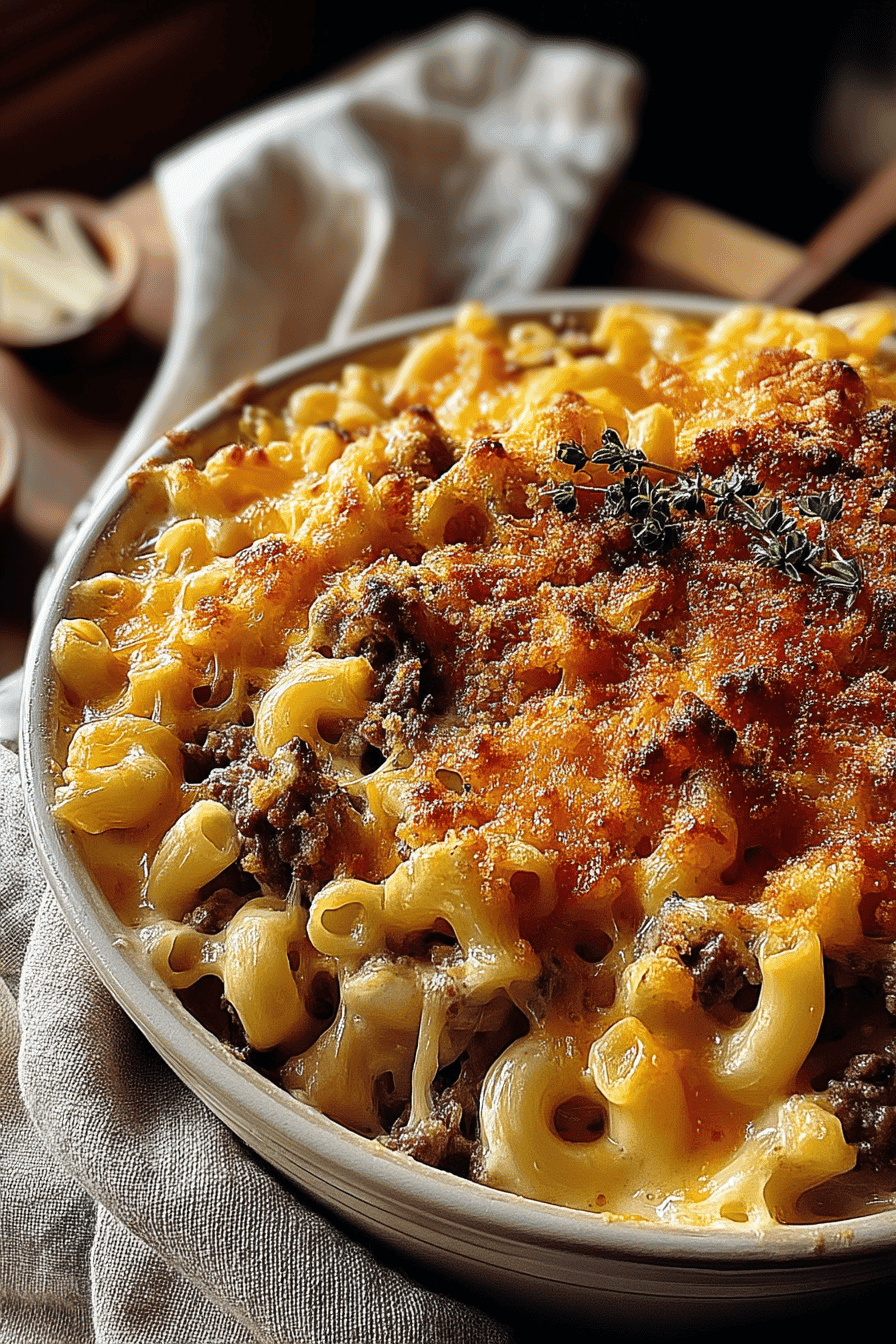 Fathers Day Mac And Cheese With Beef