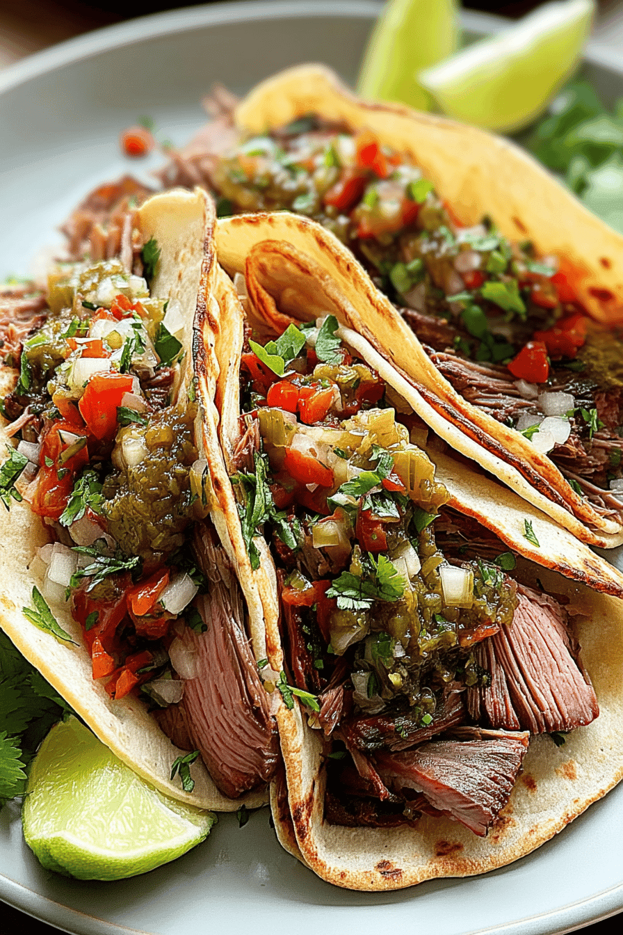 Fathers Day Smoked Brisket Tacos