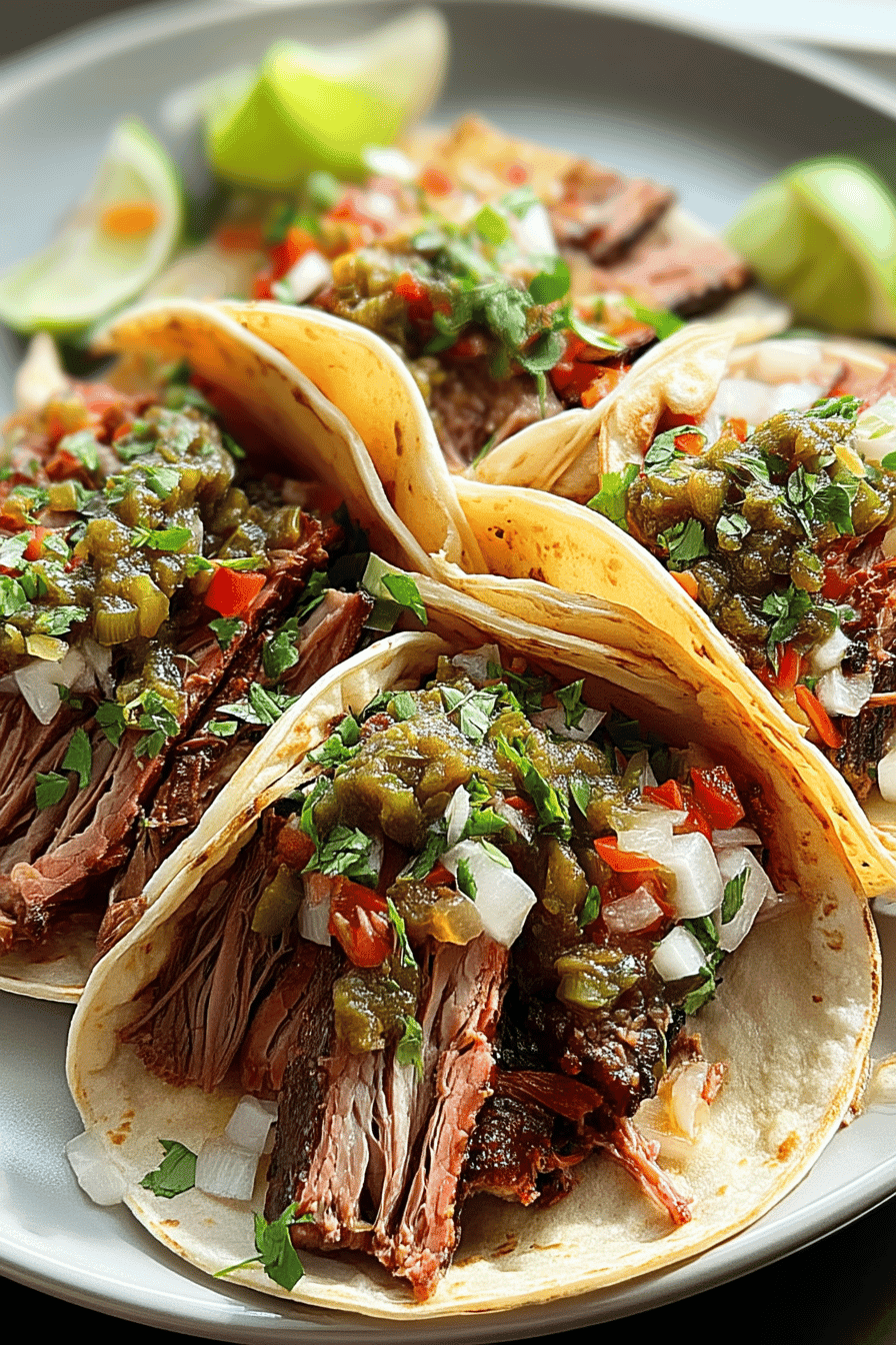 Fathers Day Smoked Brisket Tacos