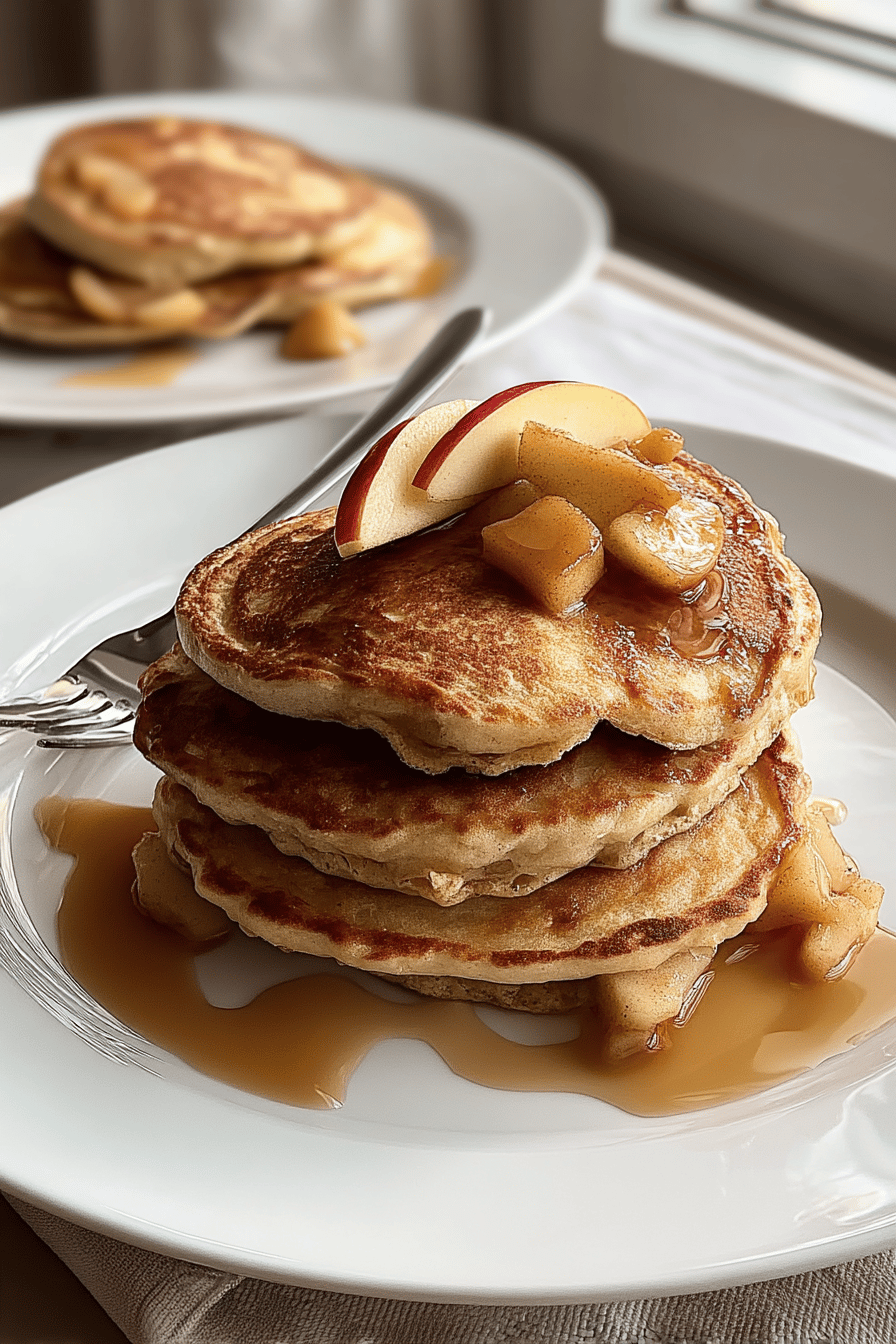 Fluffy Apple Pancakes