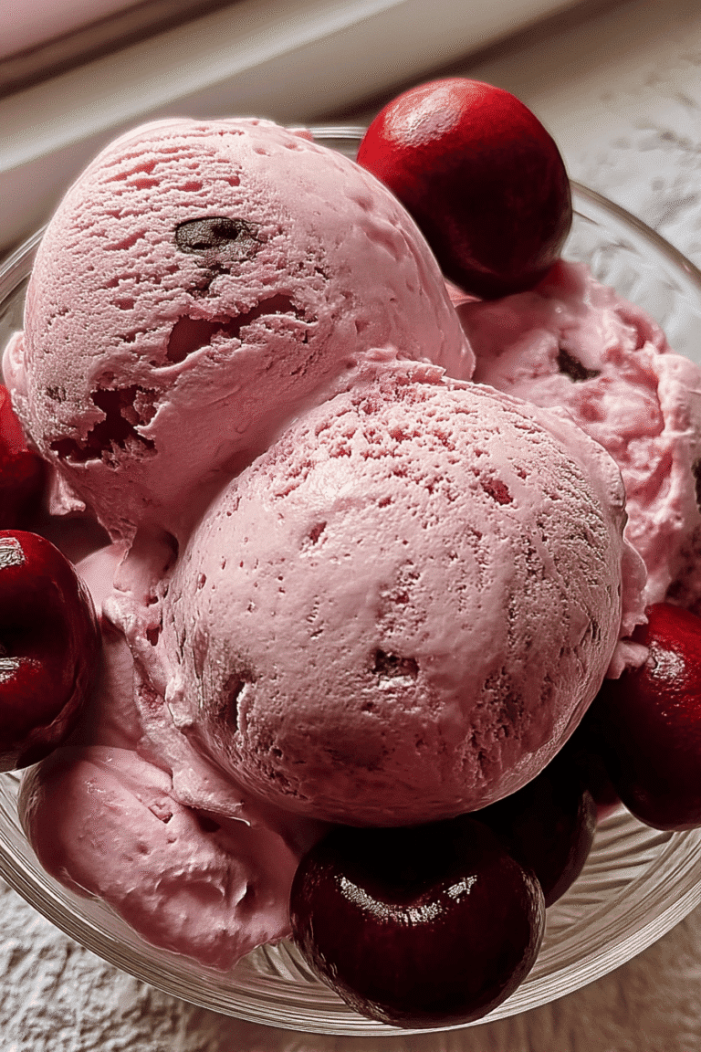 Fresh Cherry Ice Cream Recipe 2.Png