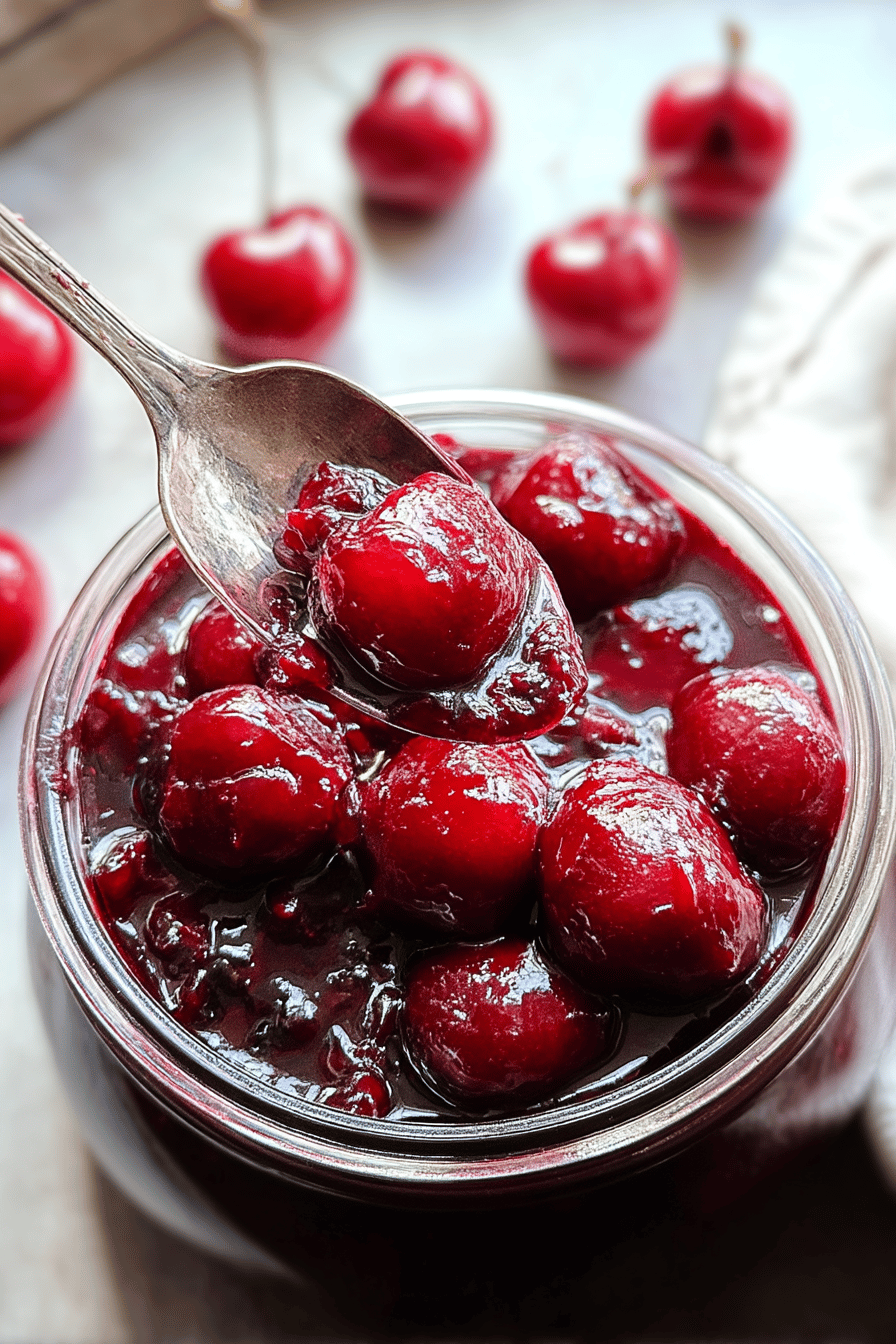 Fresh Cherry Jam Recipe
