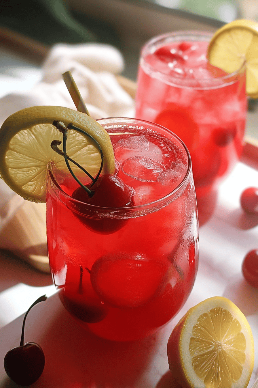 Fresh Cherry Lemonade Recipe