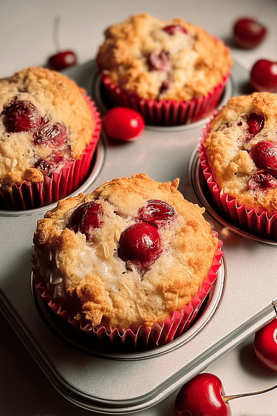 Fresh Cherry Muffins Recipe