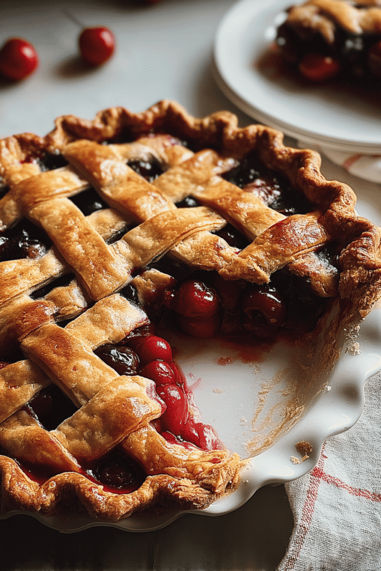 Fresh Cherry Pie Recipe 2.Png