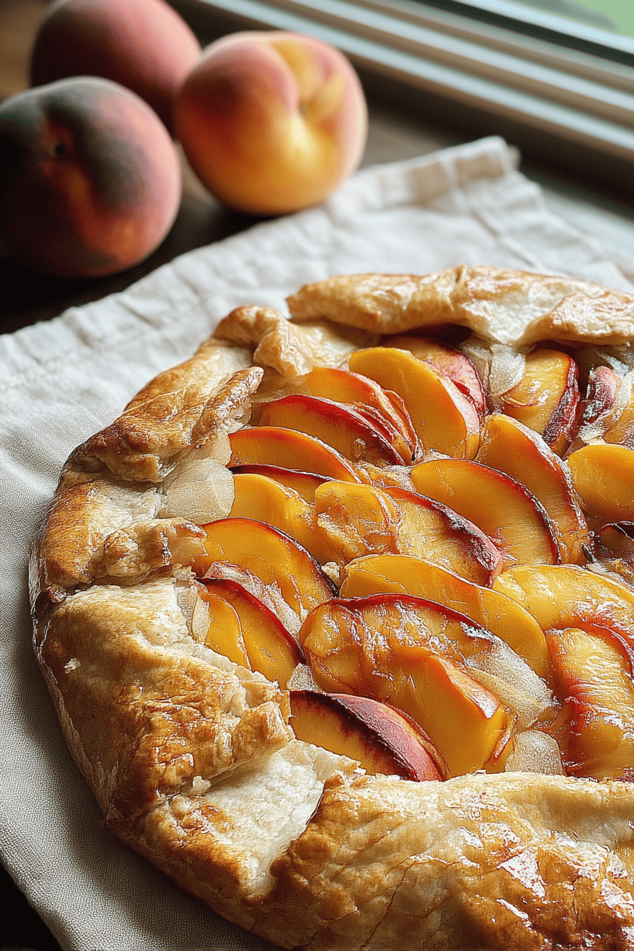 Fresh Peach Galette