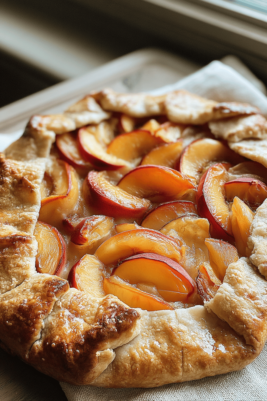 Fresh Peach Galette
