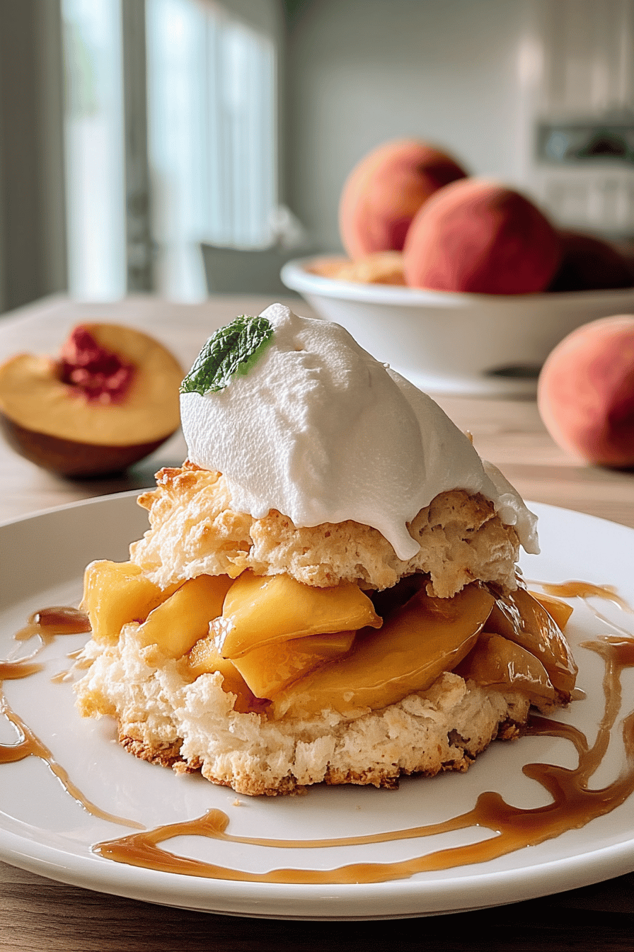 Fresh Peach Shortcake