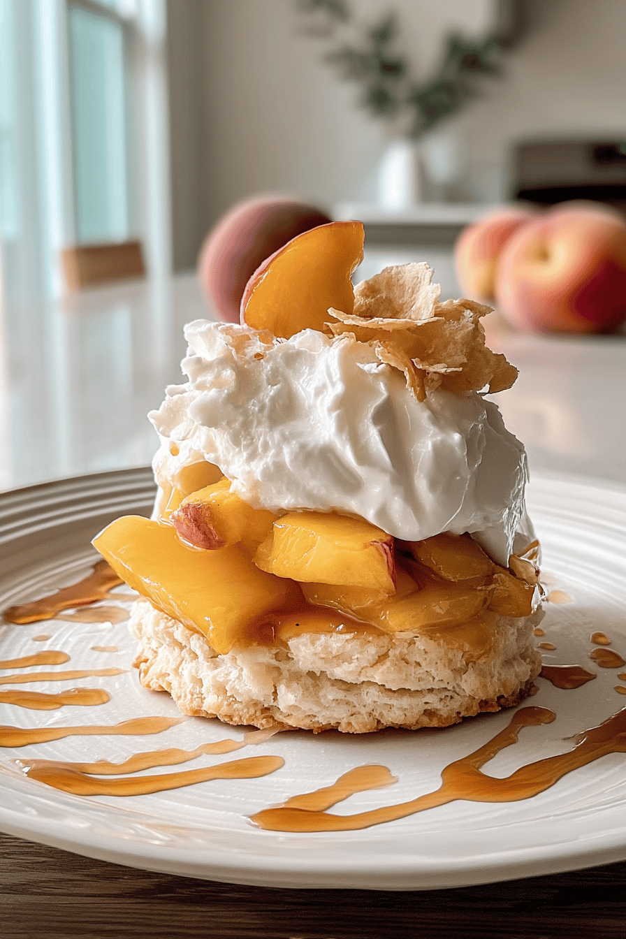 Fresh Peach Shortcake