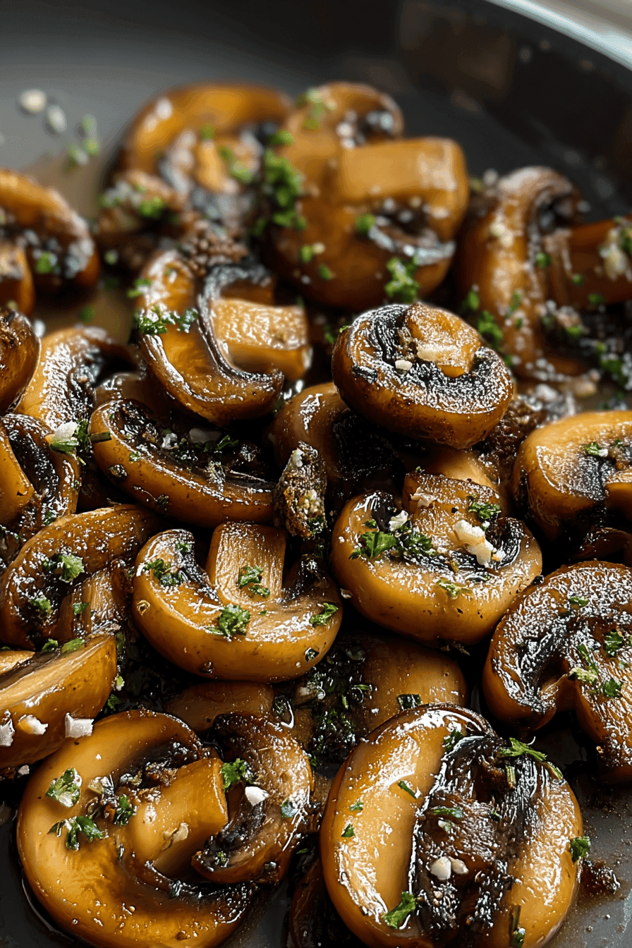 Garlic Butter Grilled Mushrooms With Steak And Shrimp Stir Fry Combo Recipe 7 Garlic Butter Grilled Mushrooms