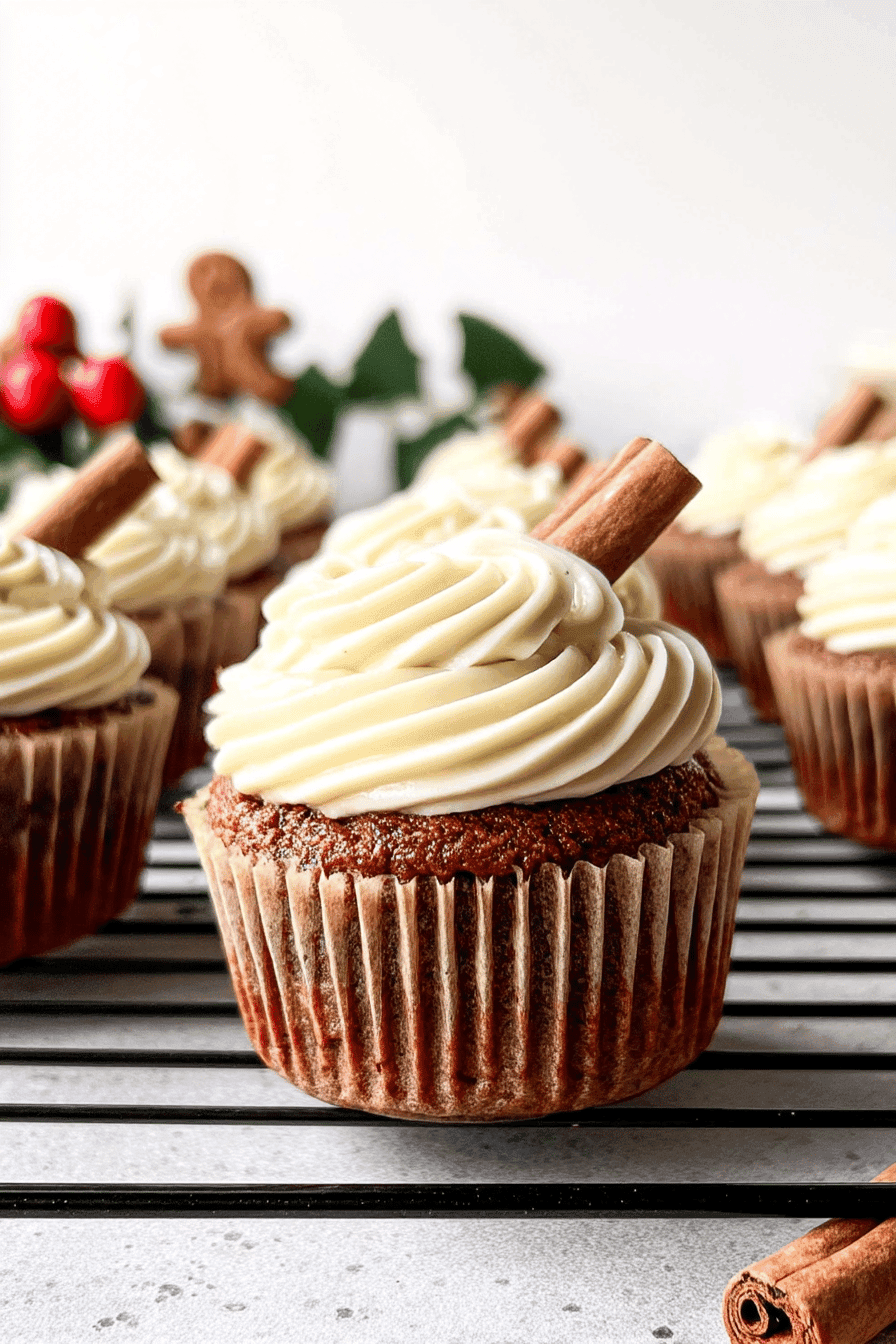 Gingerbread Cupcakes