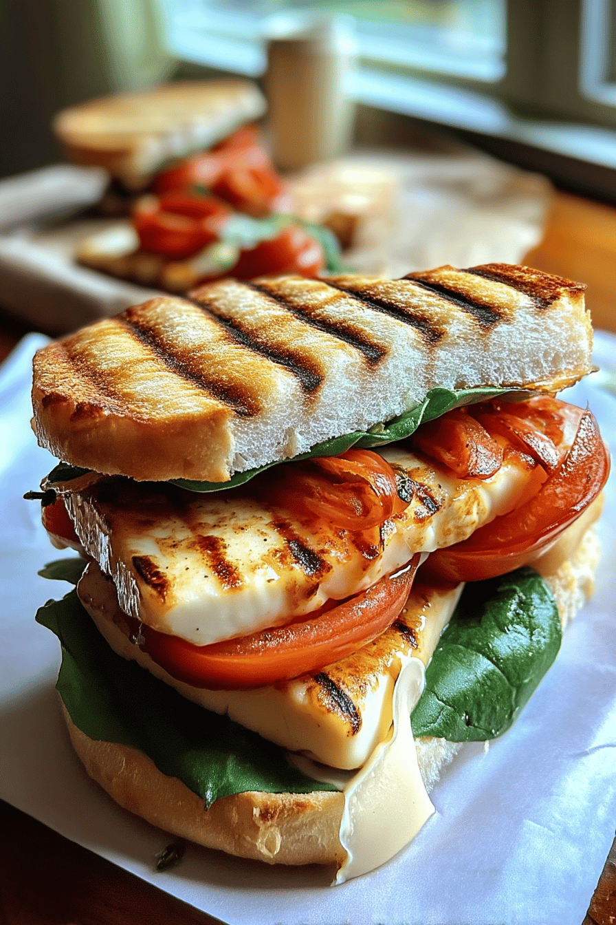 Grilled Halloumi Sandwich