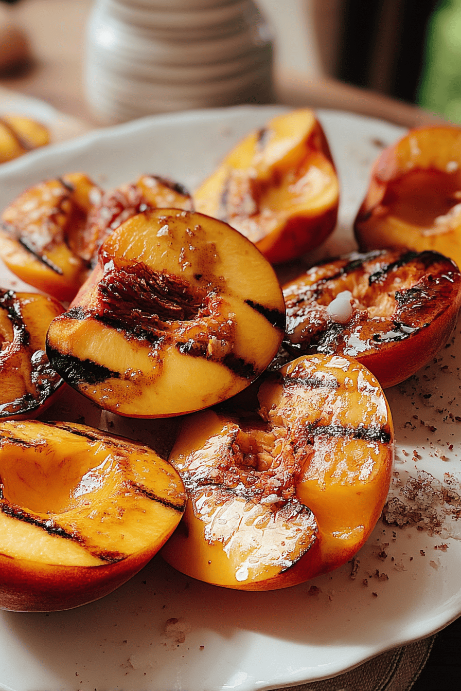 Grilled Peaches