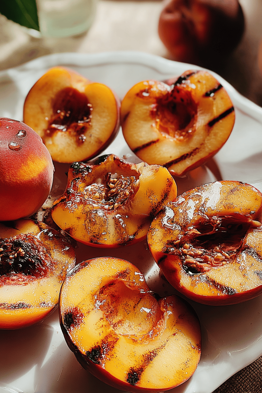 Grilled Peaches