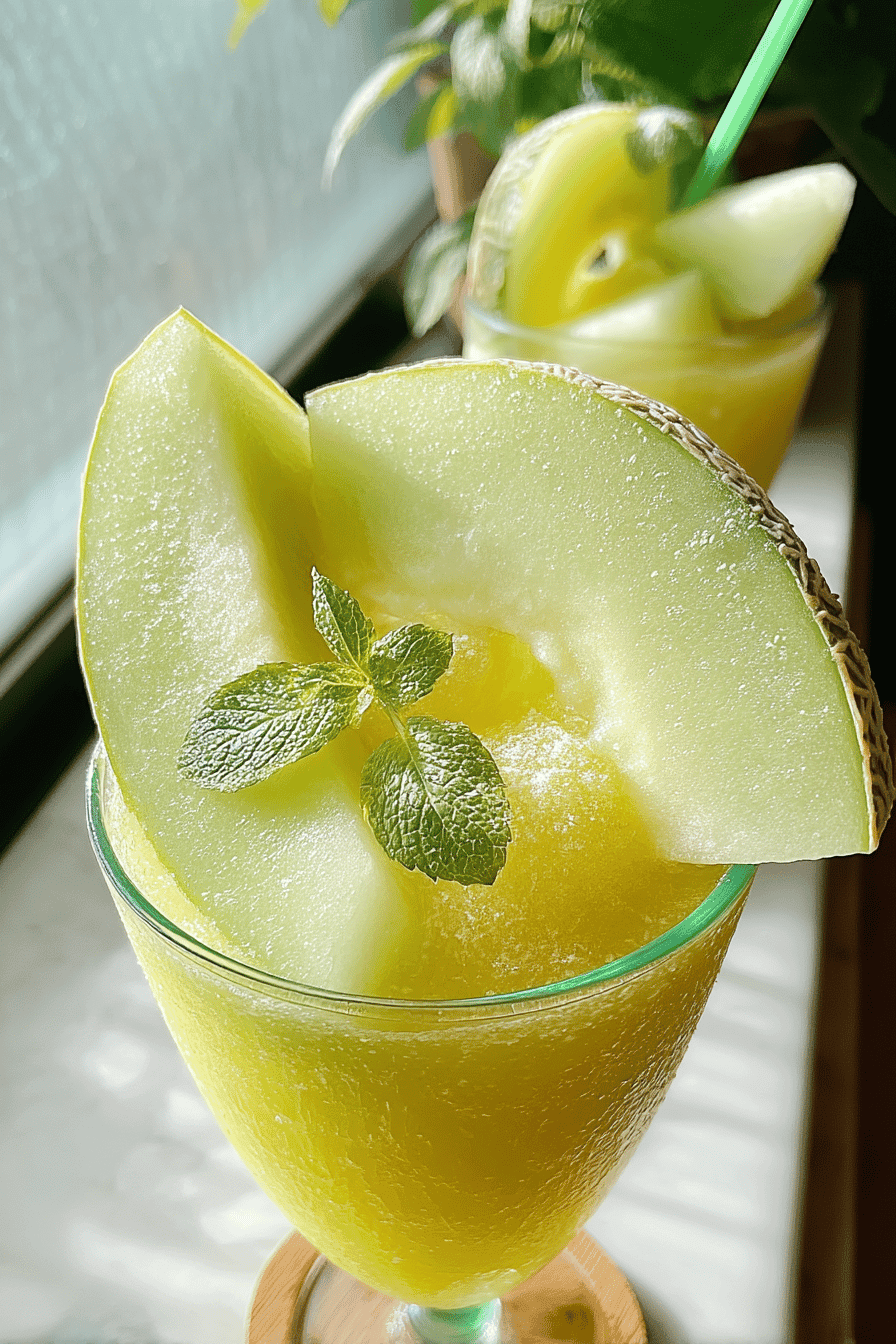 Honeydew Melon Summer Drink