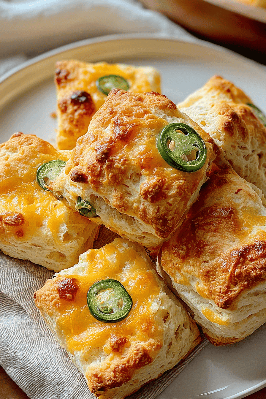 Jalapeno Cheddar Biscuits