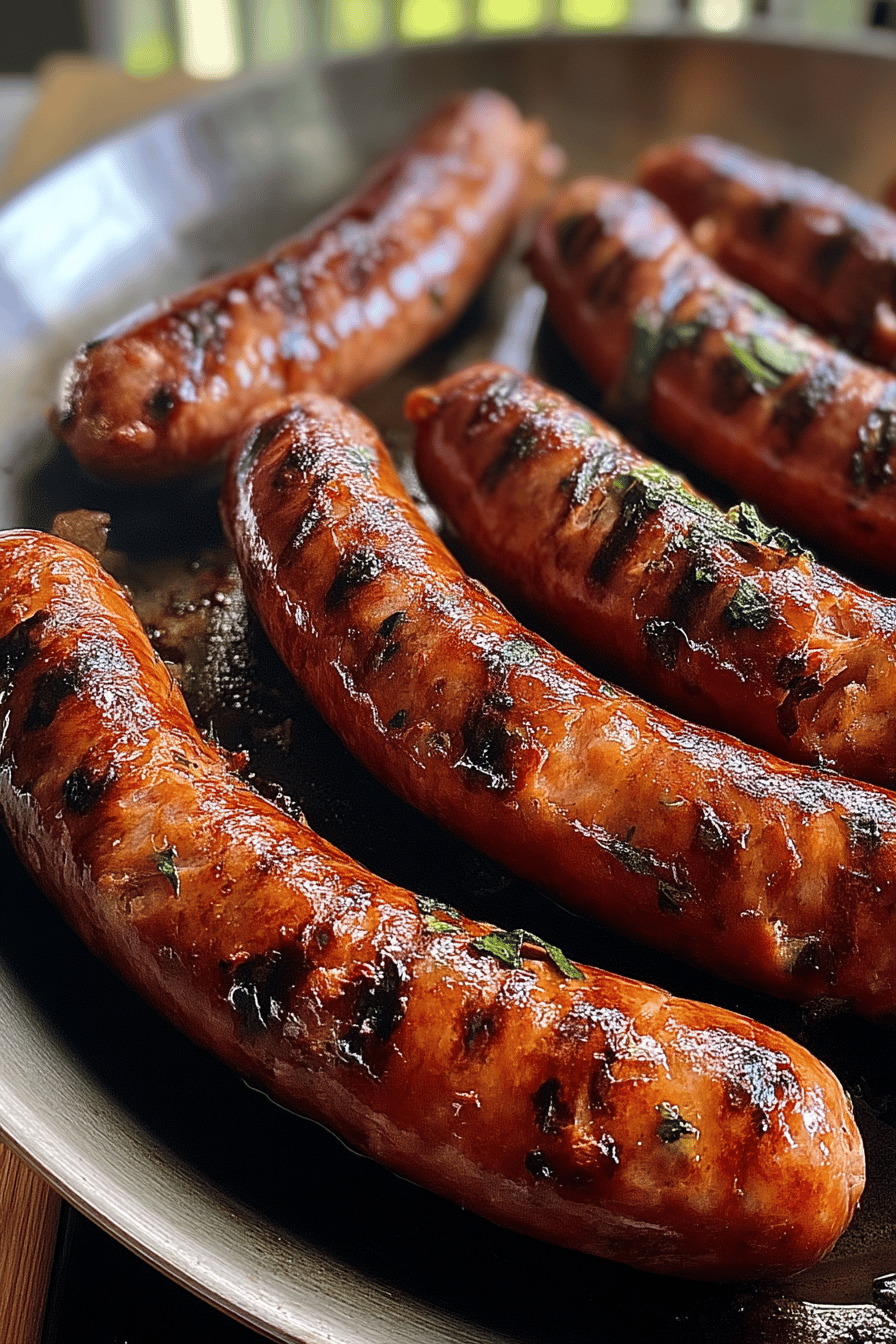 Juneteenth Grilled Sausage Links