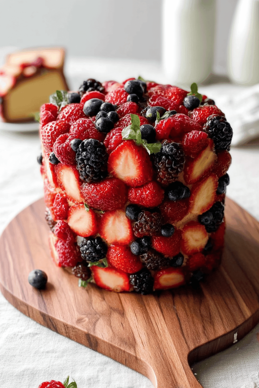 Lemon Berry Cake With Fresh Blueberries And Zesty Layers For A Moist Finish 7 Lemon Berry Cake
