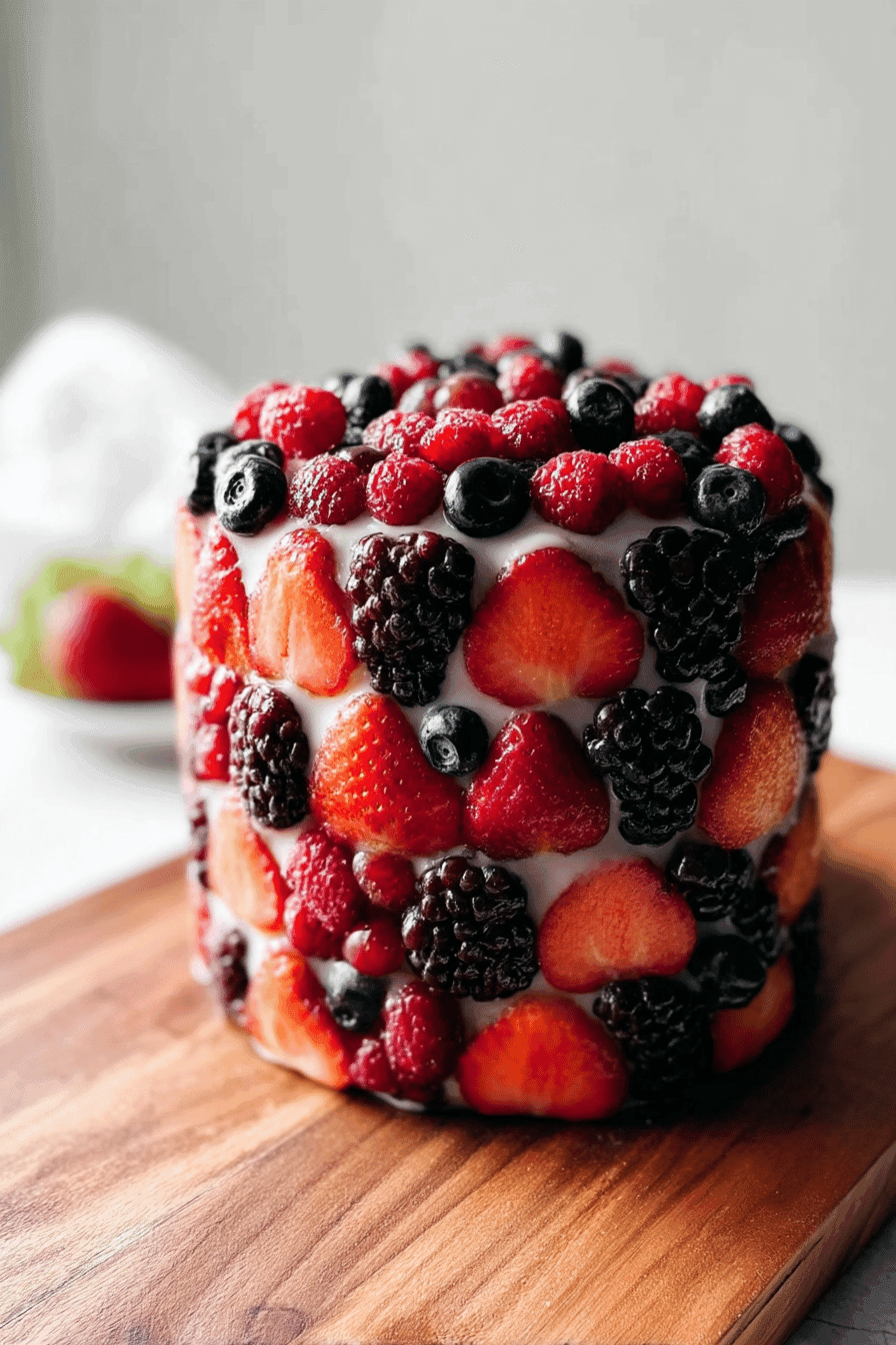 Lemon Berry Cake With Fresh Blueberries And Zesty Layers For A Moist Finish 6 Lemon Berry Cake