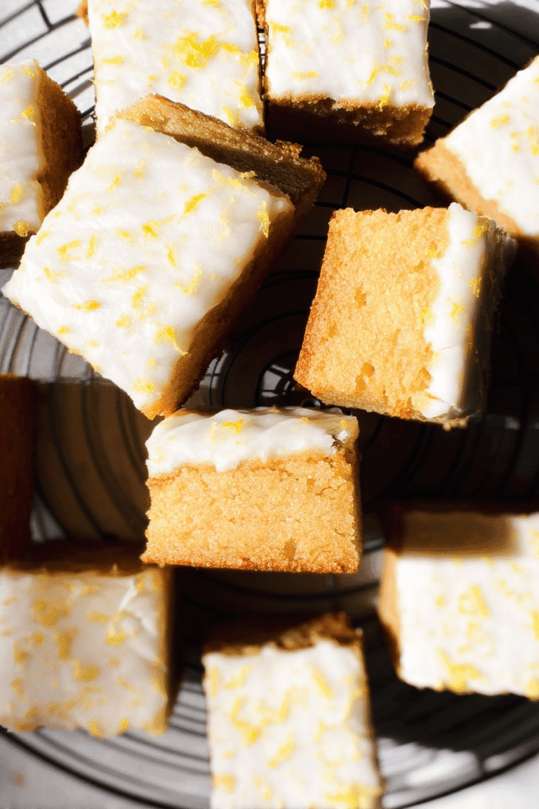 Lemon Brownies With Luscious Glaze – Soft, Fudgy, And Easy To Make 8 Lemon Brownies 2.Png