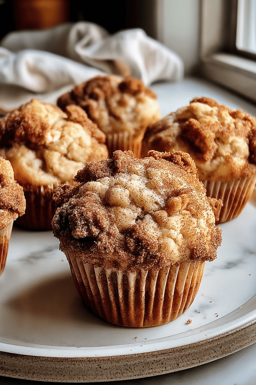 Moist Apple Cinnamon Muffins
