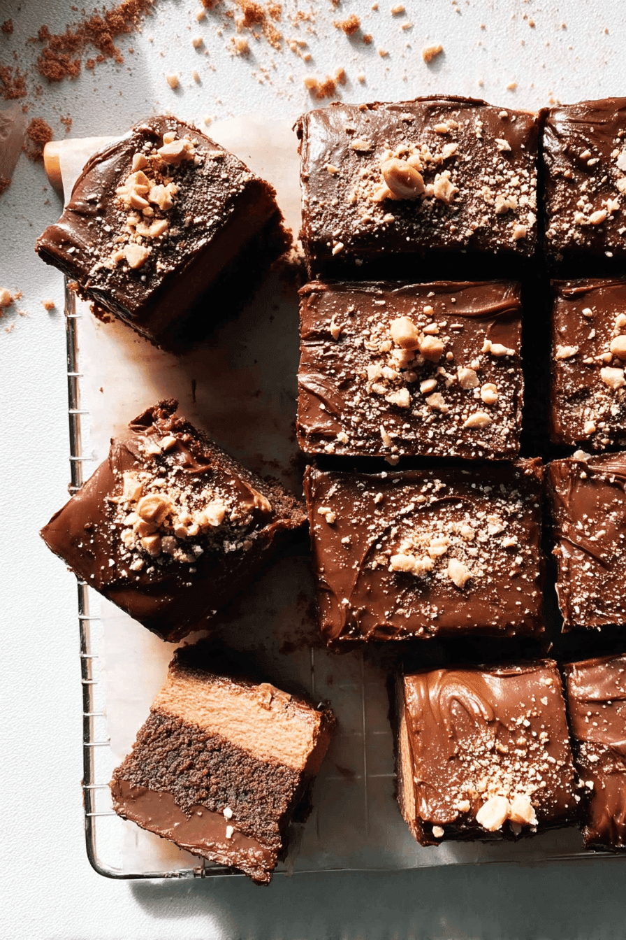 Nutella Cheesecake Bars With Swirls Of Creamy Chocolate For A Rich, Easy Dessert 7 Nutella Cheesecake Bars