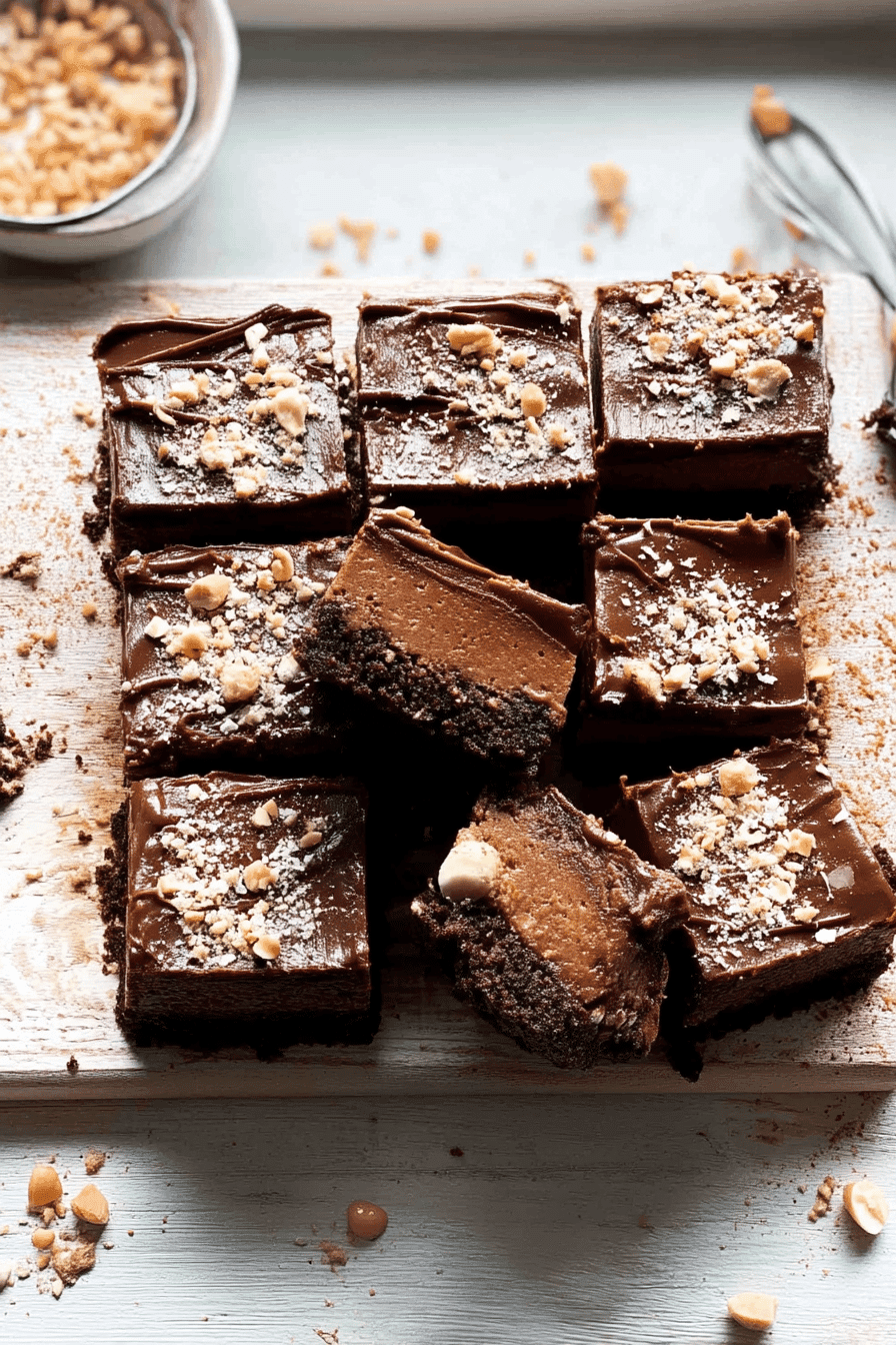 Nutella Cheesecake Bars With Swirls Of Creamy Chocolate For A Rich, Easy Dessert 6 Nutella Cheesecake Bars