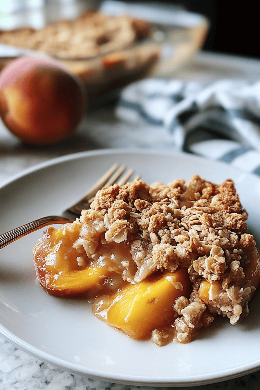 Peach Crisp