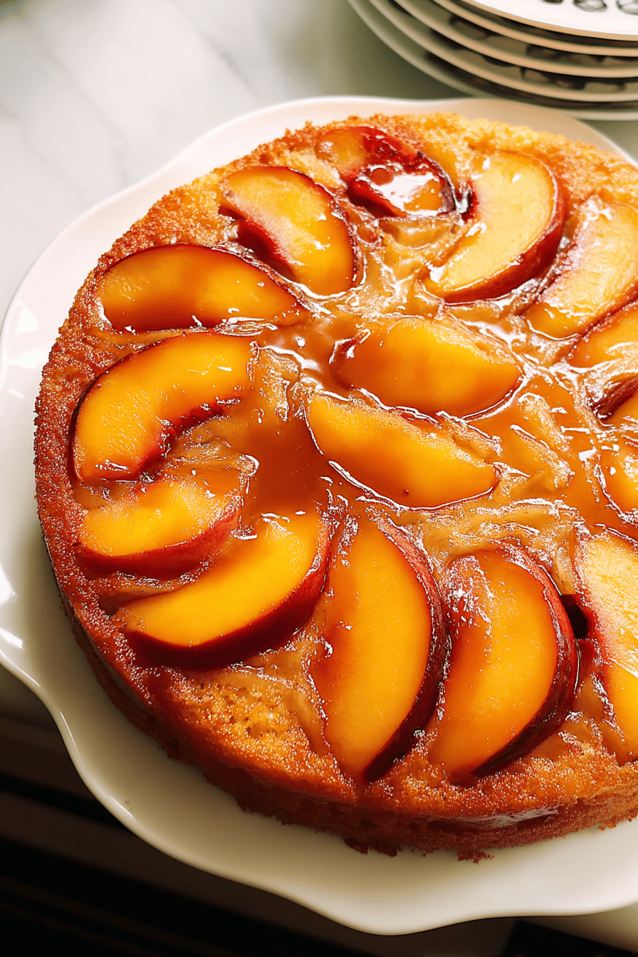 Peach Upside Down Cake