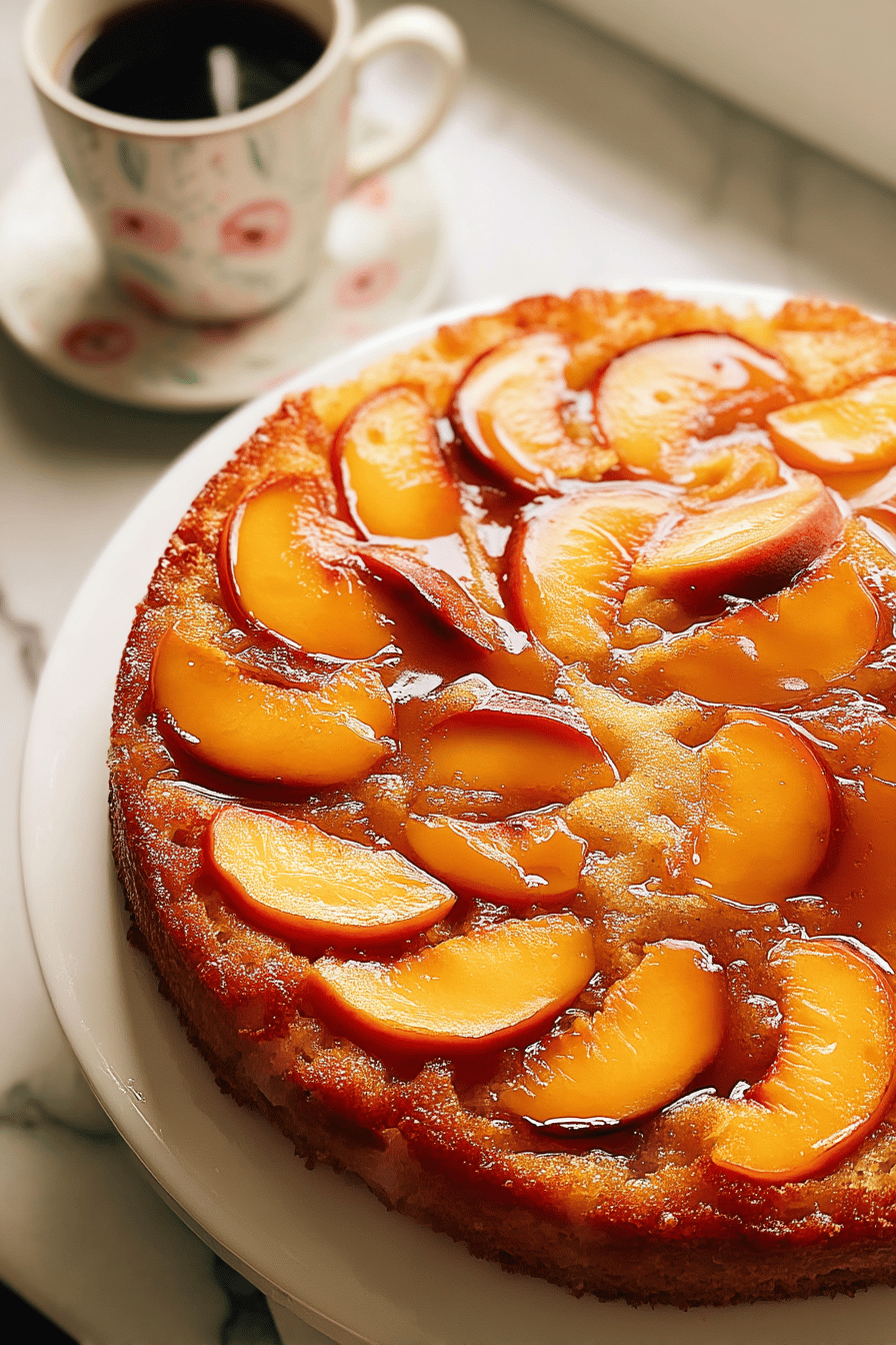 Peach Upside Down Cake