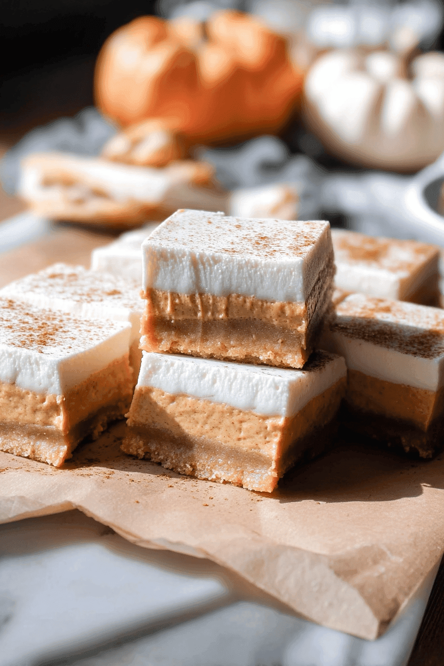 Pumpkin Pie Cheesecake Bars