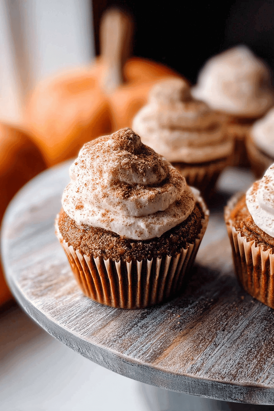 Pumpkin Spice Latte Cupcakes