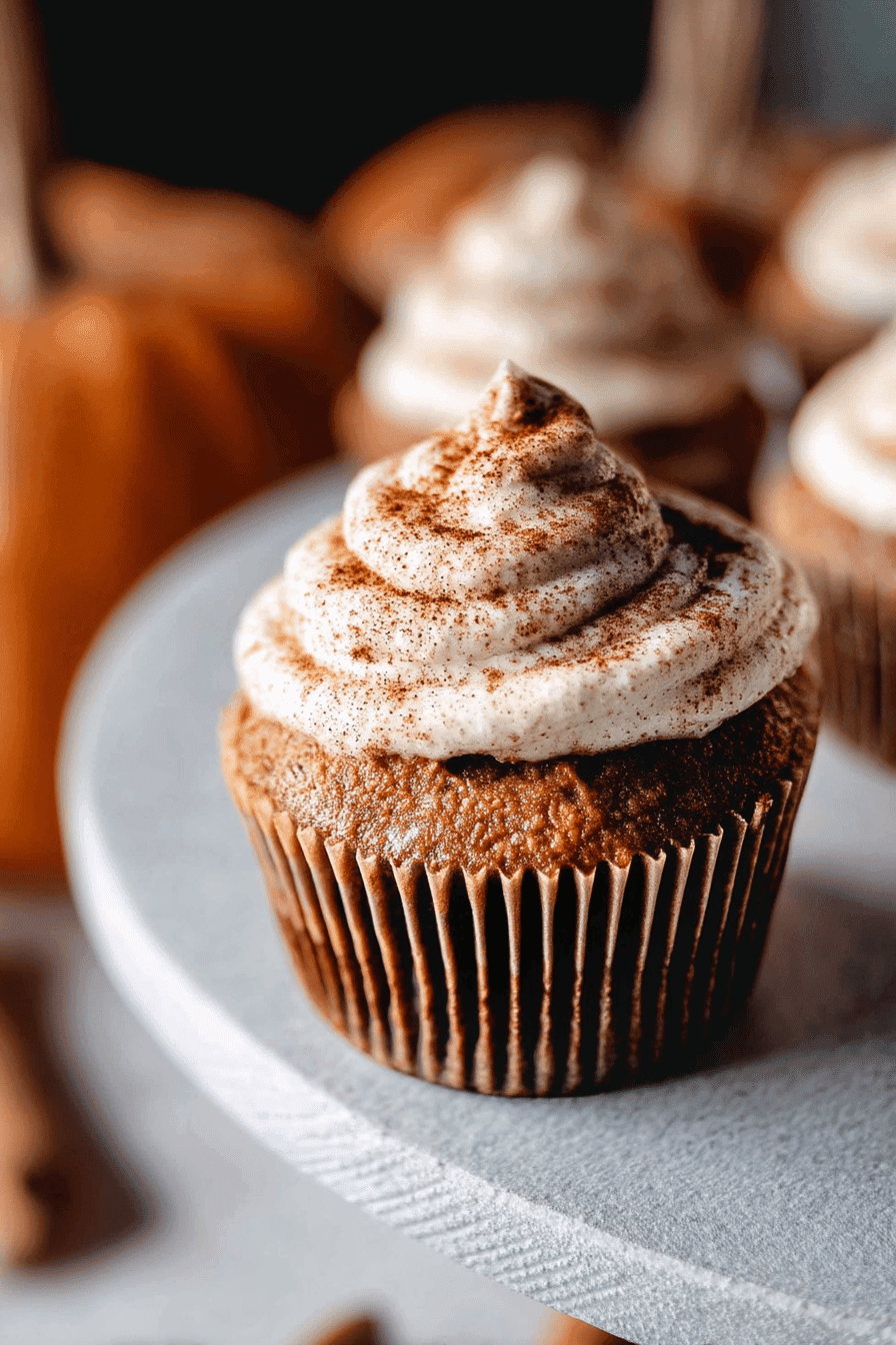 Pumpkin Spice Latte Cupcakes