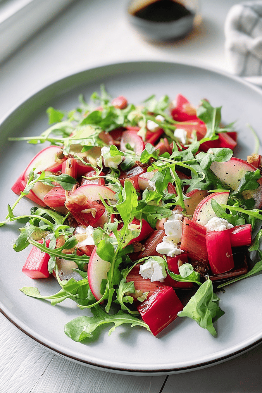 Rhubarb Salad