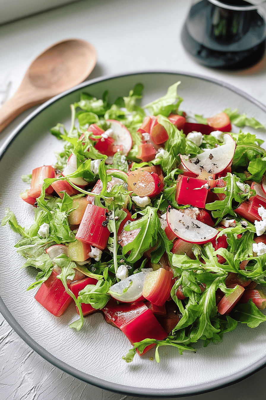 Rhubarb Salad
