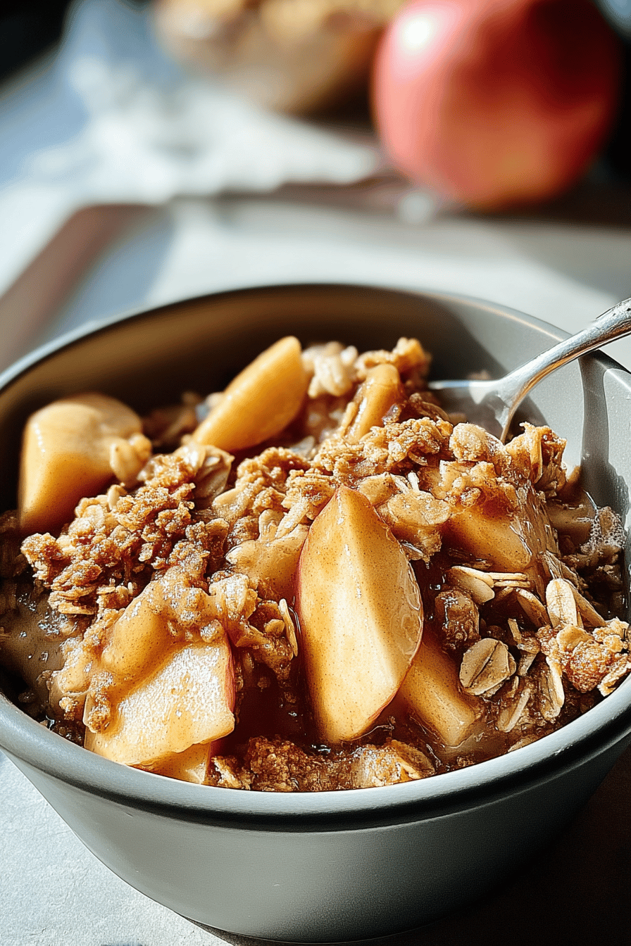 Slow Cooker Apple Crisp