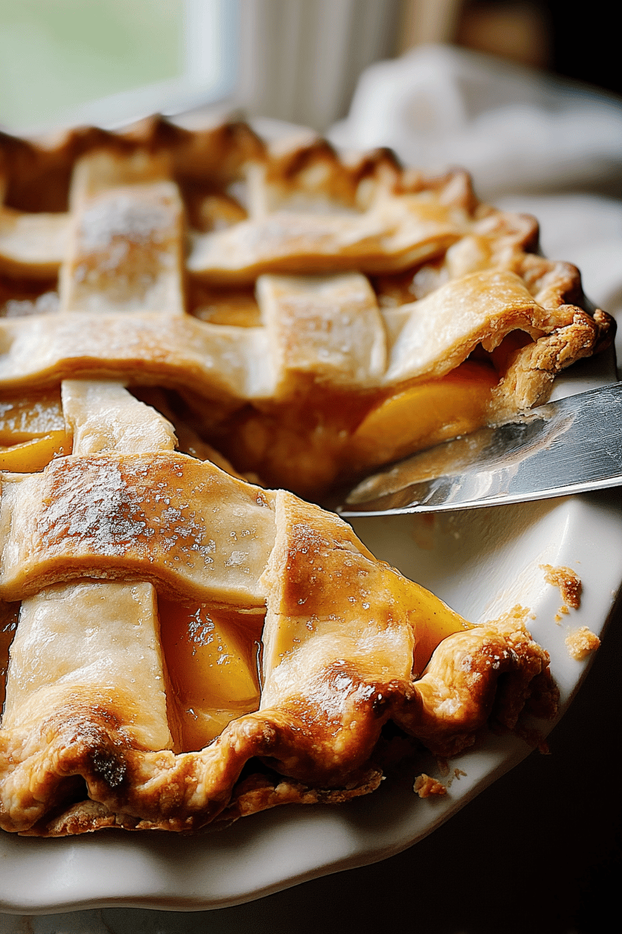 Southern Peach Pie Recipe