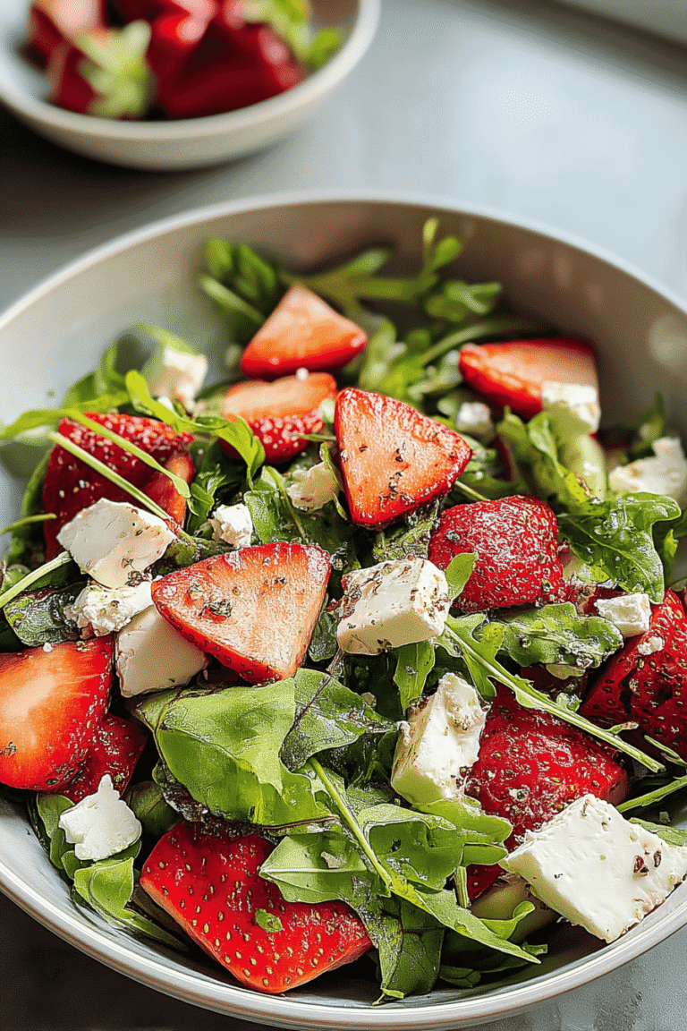 Strawberry Arugula Salad With Feta 2.Png