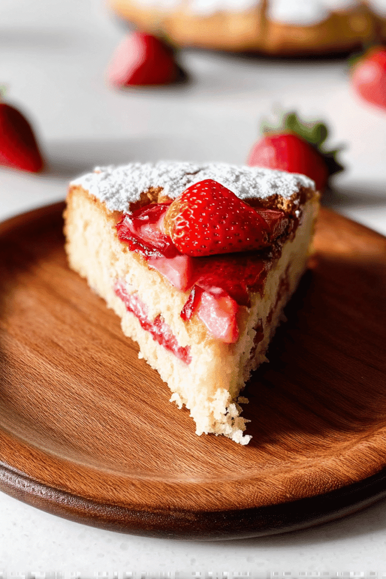Strawberry Cheesecake Butter Cake With Creamy Filling And Gooey Texture You’ll Love 8 Strawberry Cheesecake Butter Cake 2.Png