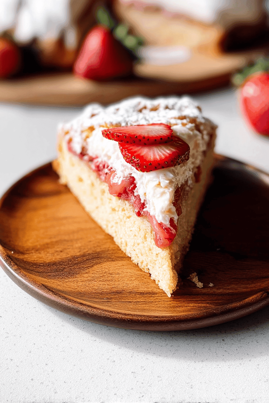 Strawberry Cheesecake Butter Cake With Creamy Filling And Gooey Texture You’ll Love 6 Strawberry Cheesecake Butter Cake