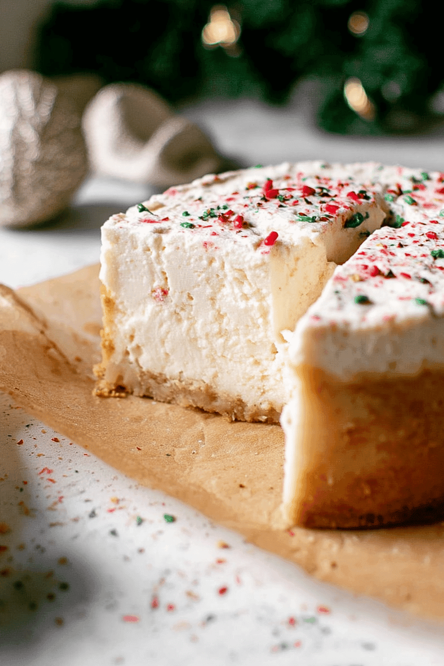 Sugar Cookie Cheesecake