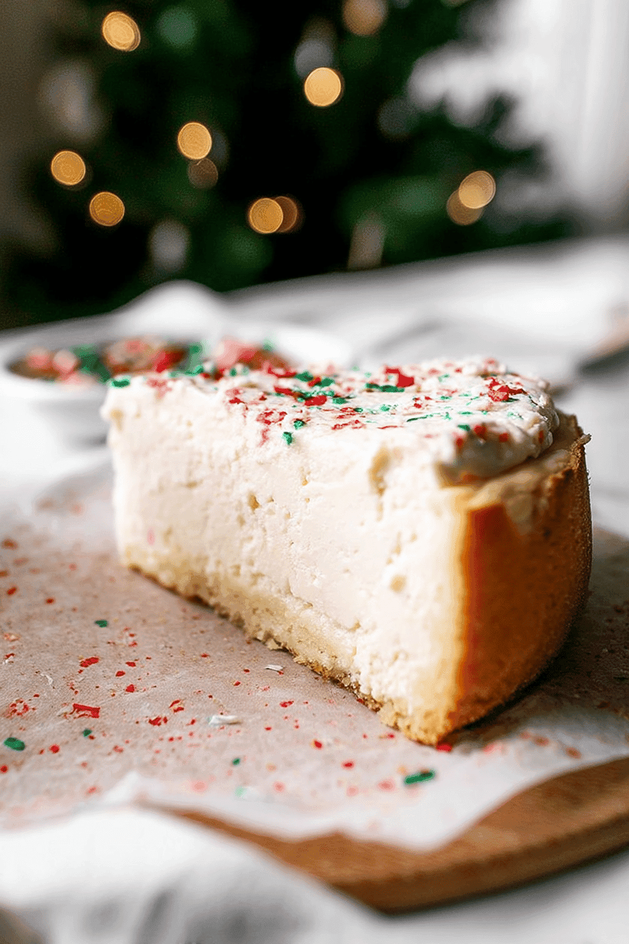 Sugar Cookie Cheesecake